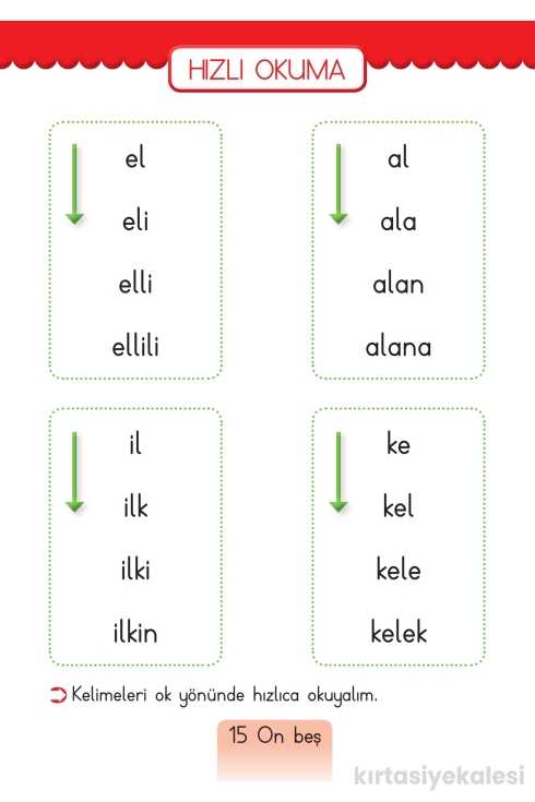 Key Kaliteli Eğitim Yayınları 1. Sınıf Keyifli Okuma Yazma Seti