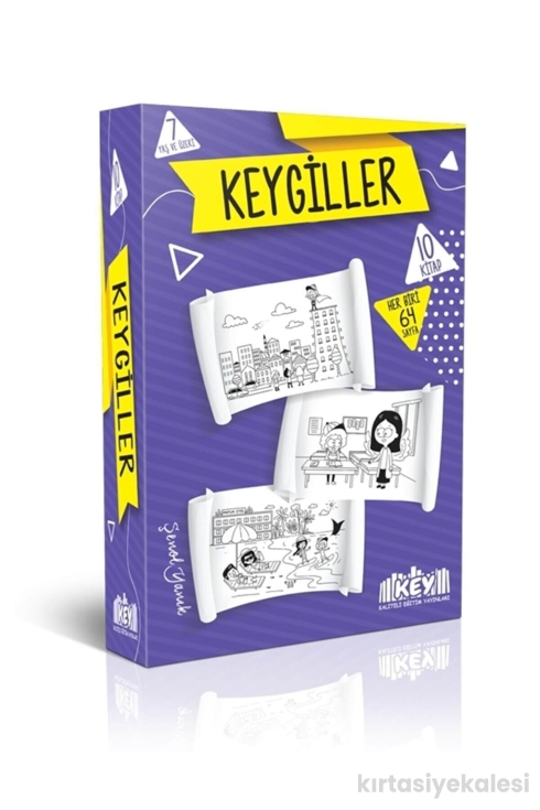 Key Kaliteli Eğitim Yayınları Keygiller İlk Buluşma Hikaye Serisi +7 Yaş (10 Kitap)