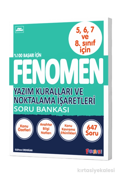 Fenomen Okul 5. Sınıf Yazım Kuralları Ve Noktalama İşaretleri Soru Bankası