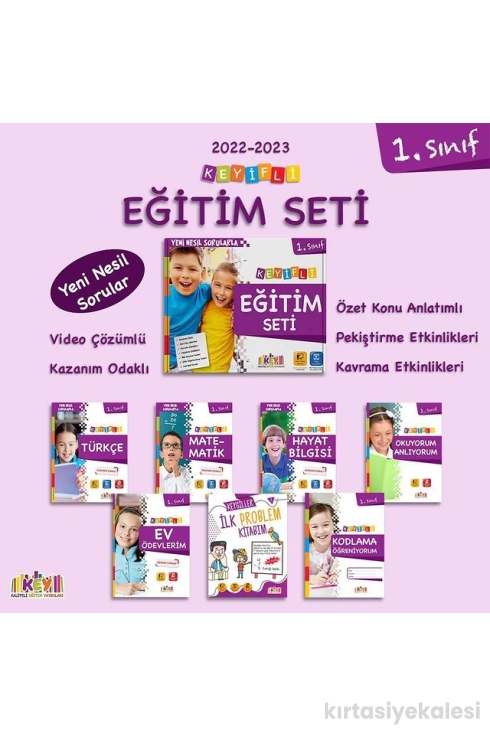 Key Kaliteli Eğitim Yayınları 1. Sınıf Keyifli Eğitim Seti (2. Dönem)