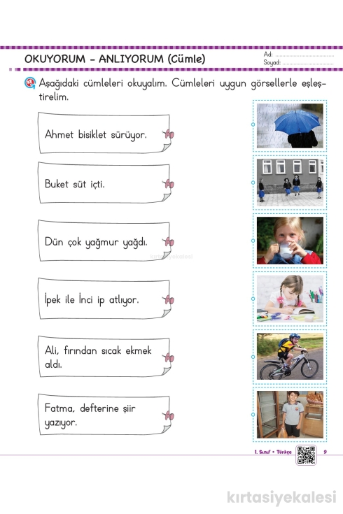 Key Kaliteli Eğitim Yayınları 1. Sınıf Keyifli Eğitim Seti (2. Dönem)