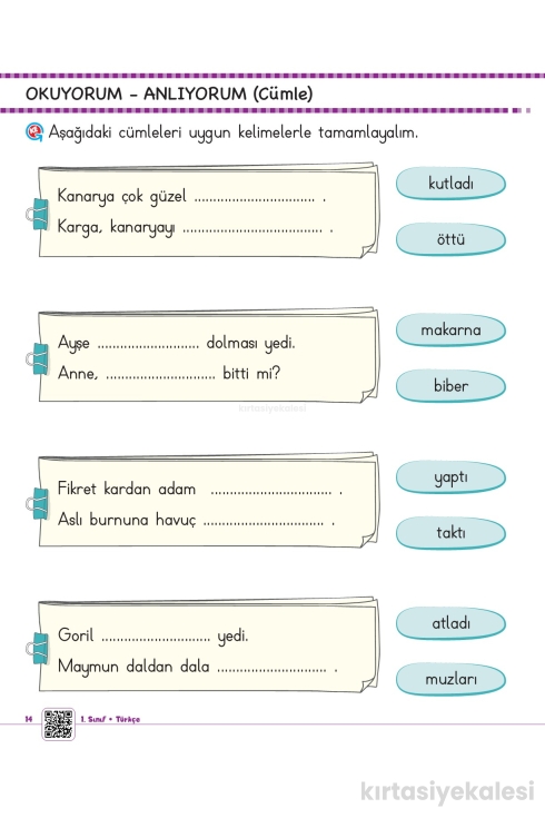 Key Kaliteli Eğitim Yayınları 1. Sınıf Keyifli Eğitim Seti (2. Dönem)