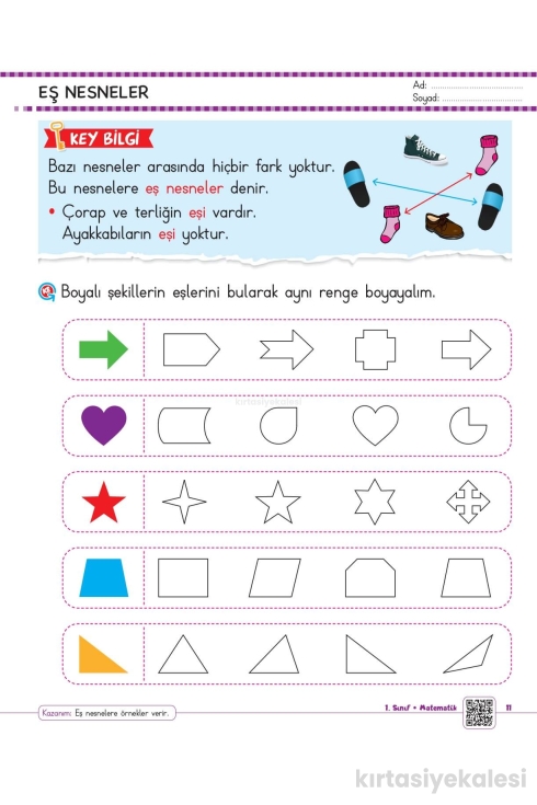 Key Kaliteli Eğitim Yayınları 1. Sınıf Keyifli Eğitim Seti (2. Dönem)