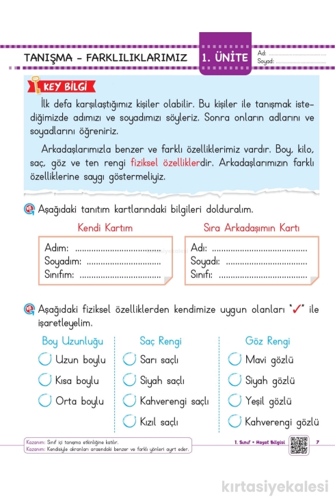 Key Kaliteli Eğitim Yayınları 1. Sınıf Keyifli Eğitim Seti (2. Dönem)