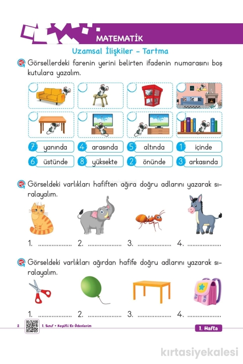 Key Kaliteli Eğitim Yayınları 1. Sınıf Keyifli Eğitim Seti (2. Dönem)