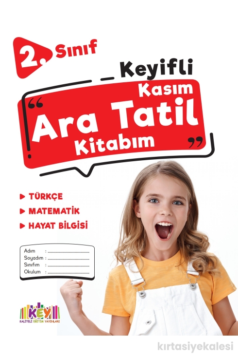 Key Kaliteli Eğitim Yayınları 2. Sınıf Keyifli Kasım Ara Tatil Kitabım