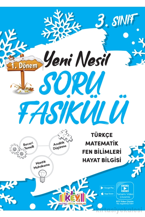 Key Kaliteli Eğitim Yayınları 3. Sınıf Keyifli Yarıyıl Tatil Seti