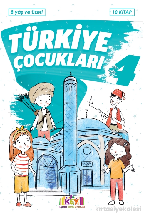 Key Kaliteli Eğitim Yayınları Türkiye Çocukları 4 Hikaye Seti