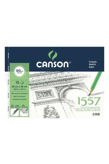 Canson 1557 Resim Defteri 25X35 120 Gr