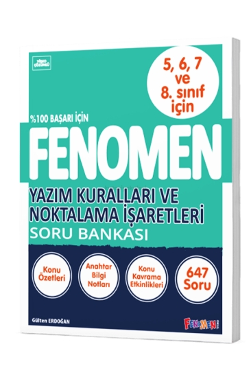 Fenomen Okul 5. Sınıf Yazım Kuralları Ve Noktalama İşaretleri Soru Bankası