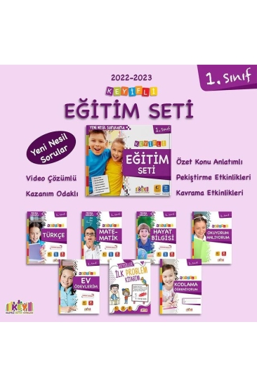 Key Kaliteli Eğitim Yayınları 1. Sınıf Keyifli Eğitim Seti (2. Dönem)