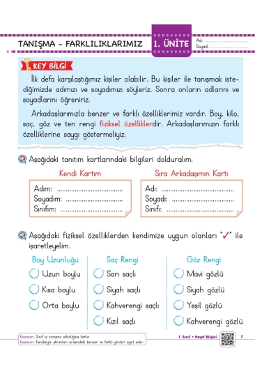 Key Kaliteli Eğitim Yayınları 1. Sınıf Keyifli Eğitim Seti (2. Dönem)
