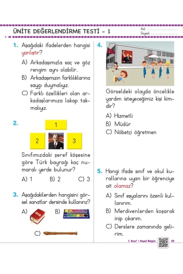 Key Kaliteli Eğitim Yayınları 1. Sınıf Keyifli Eğitim Seti (2. Dönem)