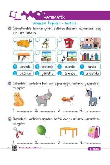 Key Kaliteli Eğitim Yayınları 1. Sınıf Keyifli Eğitim Seti (2. Dönem)