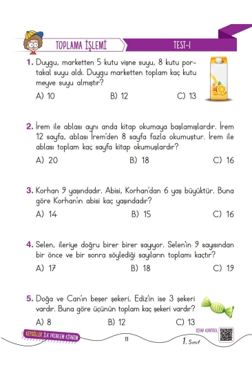 Key Kaliteli Eğitim Yayınları 1. Sınıf Keyifli Eğitim Seti (2. Dönem)