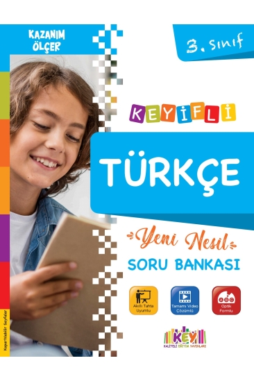 Key Kaliteli Eğitim Yayınları 3. Sınıf Keyifli Türkçe Yeni Nesil Soru Bankası